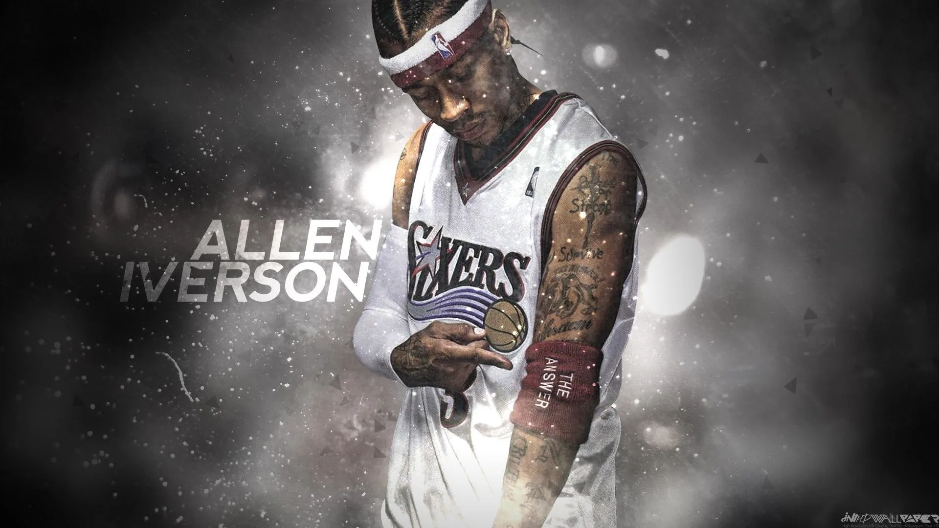 Allen Iverson 76ers basket, 1920x1080 Full HD 1080p, Desktop
