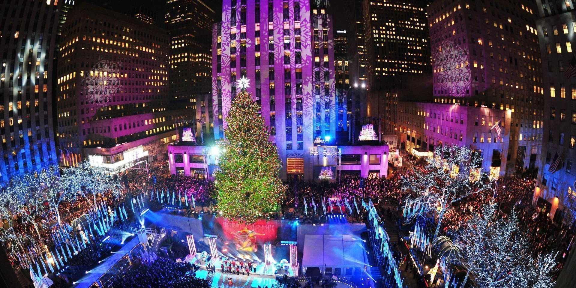 Albero di Natale Rockefeller Center, 2000x1000 2K, Laptop