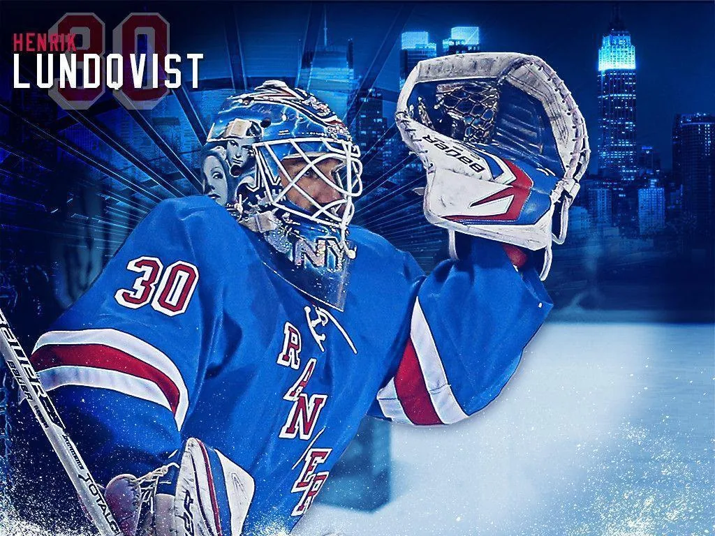 Portiere hockey Rangers Lundqvist, 1024x768 HD, Desktop