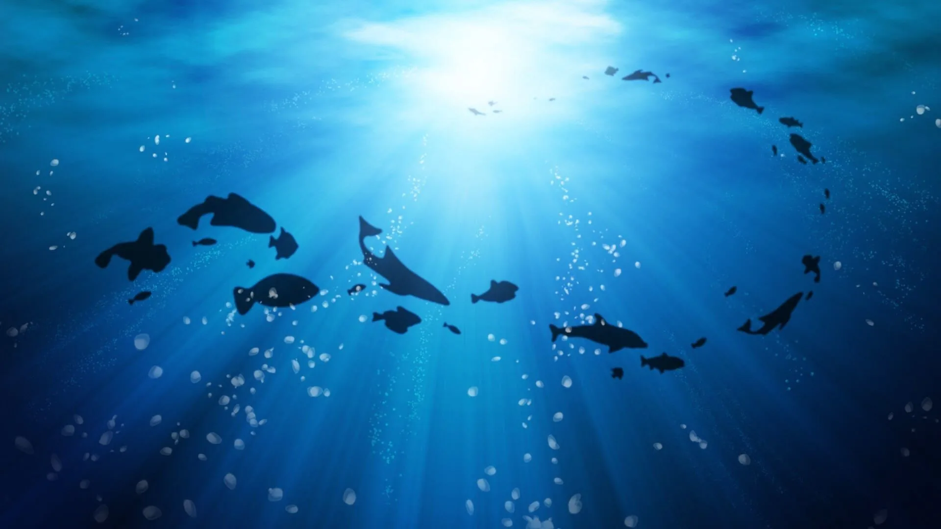 Pesci in oceano profondo, 1920x1080 Full HD 1080p, PC Desktop