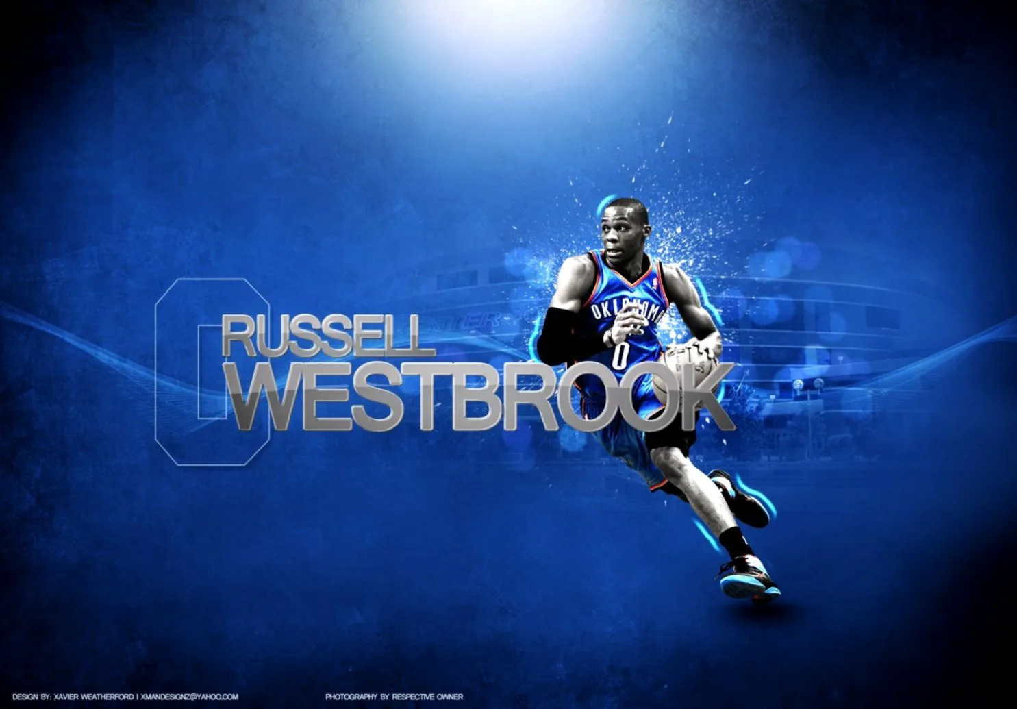 Russell Westbrook Thunder basket, NBA, 1485x1035 HD, Desktop