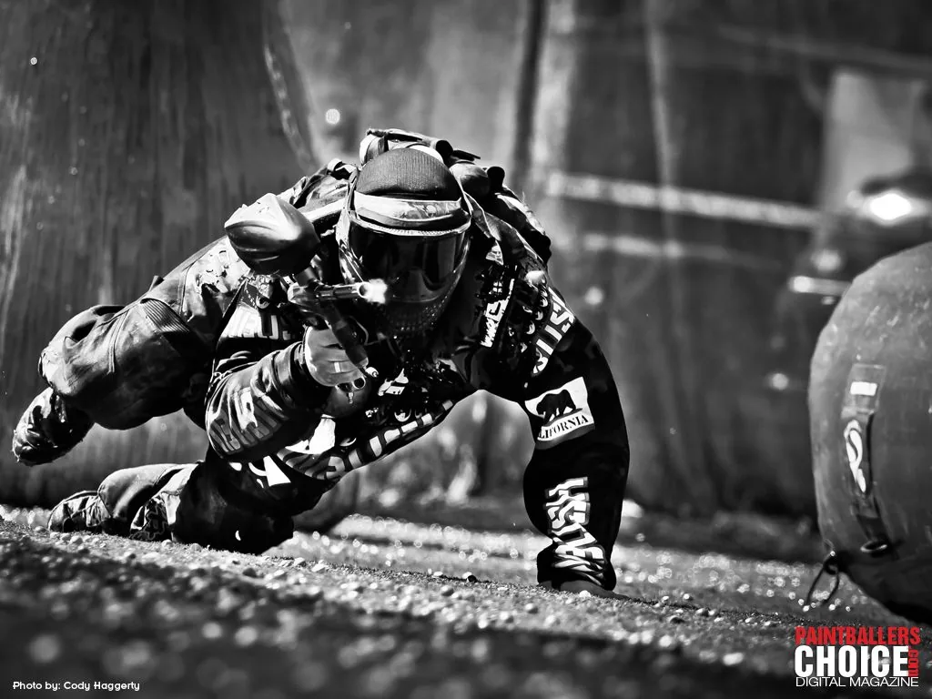 Giocatore paintball in azione, 1024x768 HD, PC Desktop