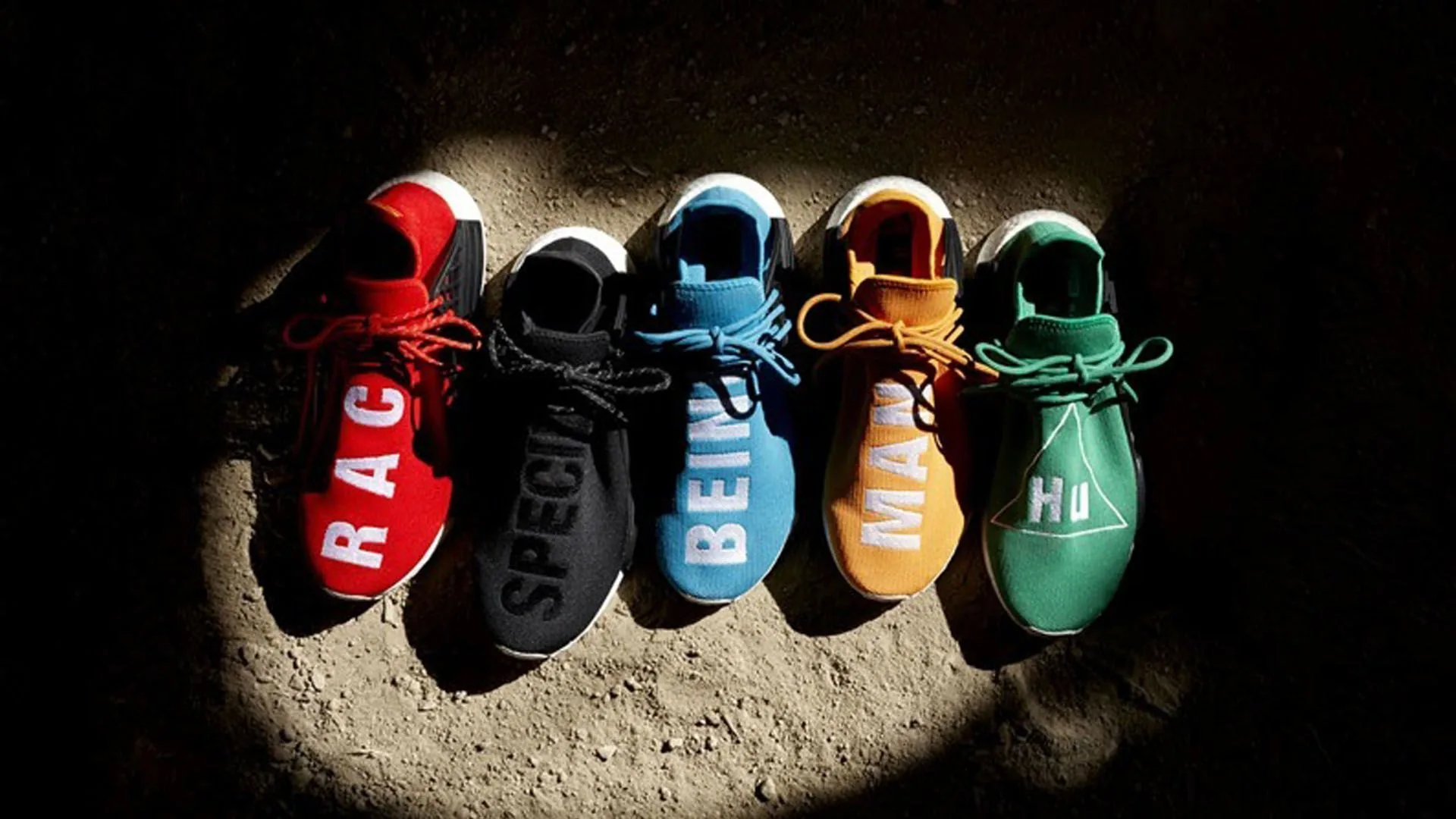 Sneaker Adidas NMD Human Race, Pharrell Williams, 1920x1080 1080p, Desktop