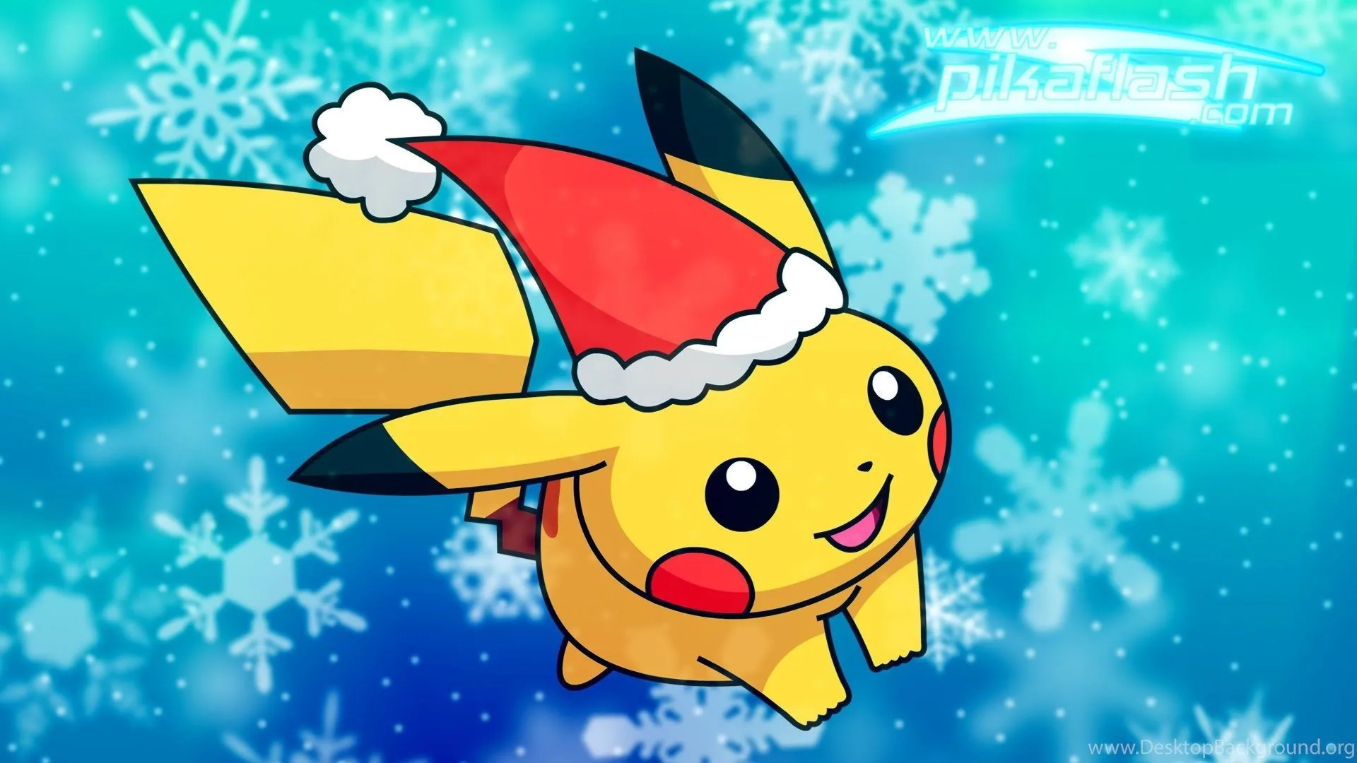 Pikachu con cappello natalizio, Pokémon, 1920x1080 Full HD 1080p, Desktop