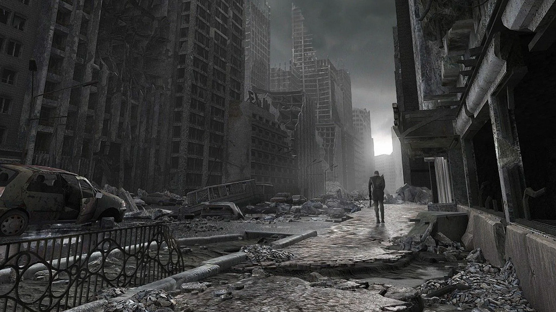 città distrutta post-apocalittica, 1920x1080 1080p, Desktop