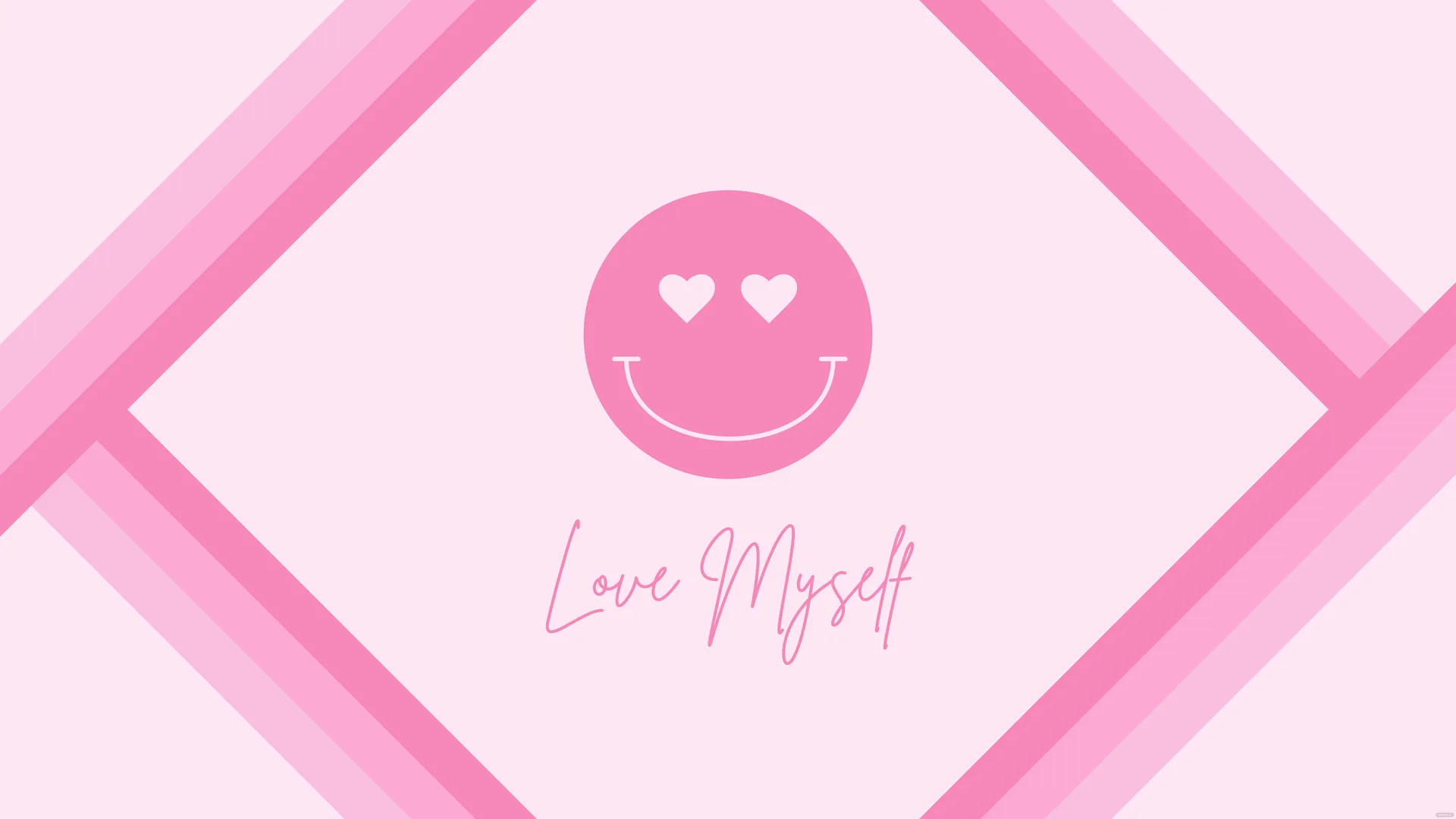 Smiley rosa con occhi cuore, 8000x4500 4K Ultra HD, Smart TV 4K