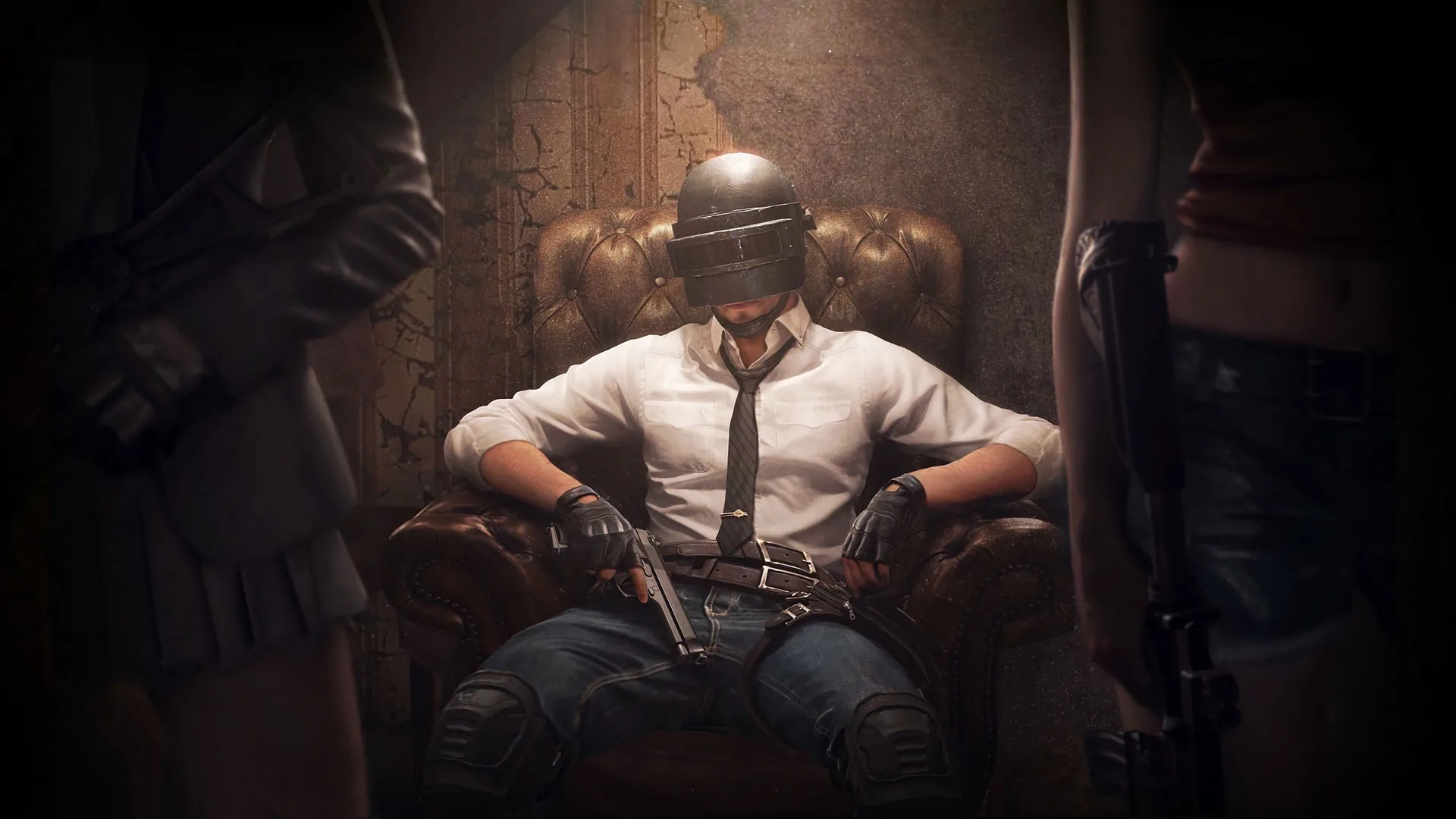 Personaggio PUBG con casco, battle royale, 2560x1440 1440p, Desktop