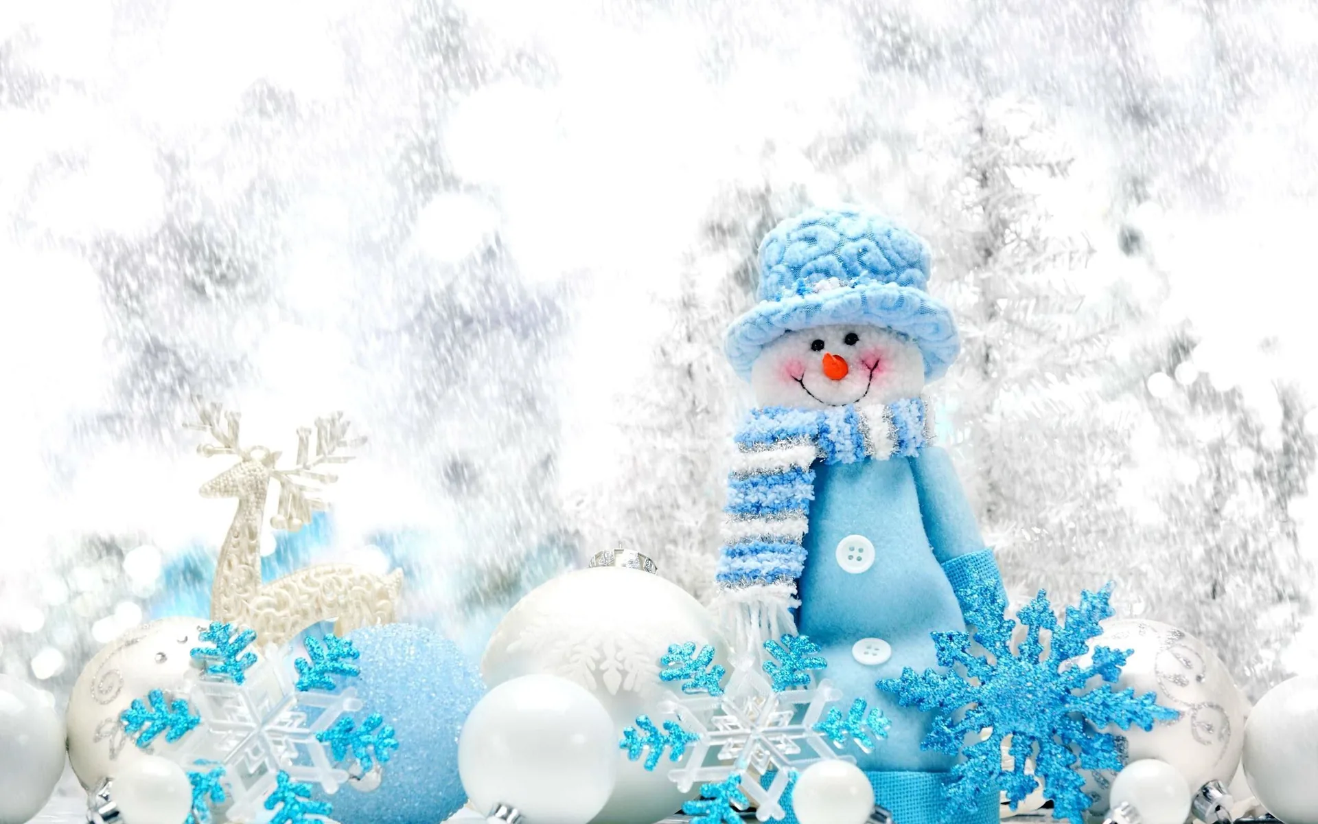 Pupazzo di neve blu decorativo, 2560x1600 WQXGA, MacBook Pro