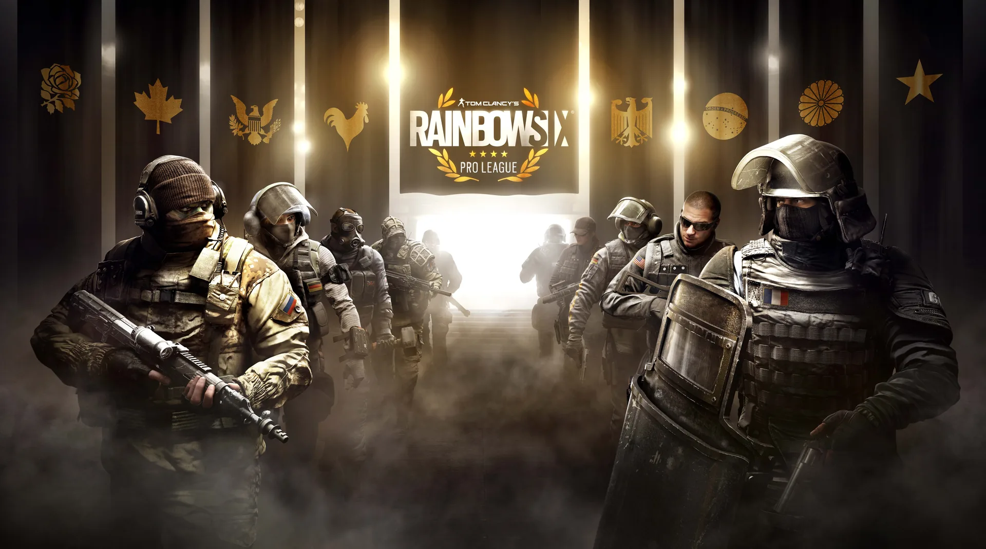 Rainbow Six Siege operatori pro league, Ubisoft, 14424x8030 Ultra HD, 4K TV