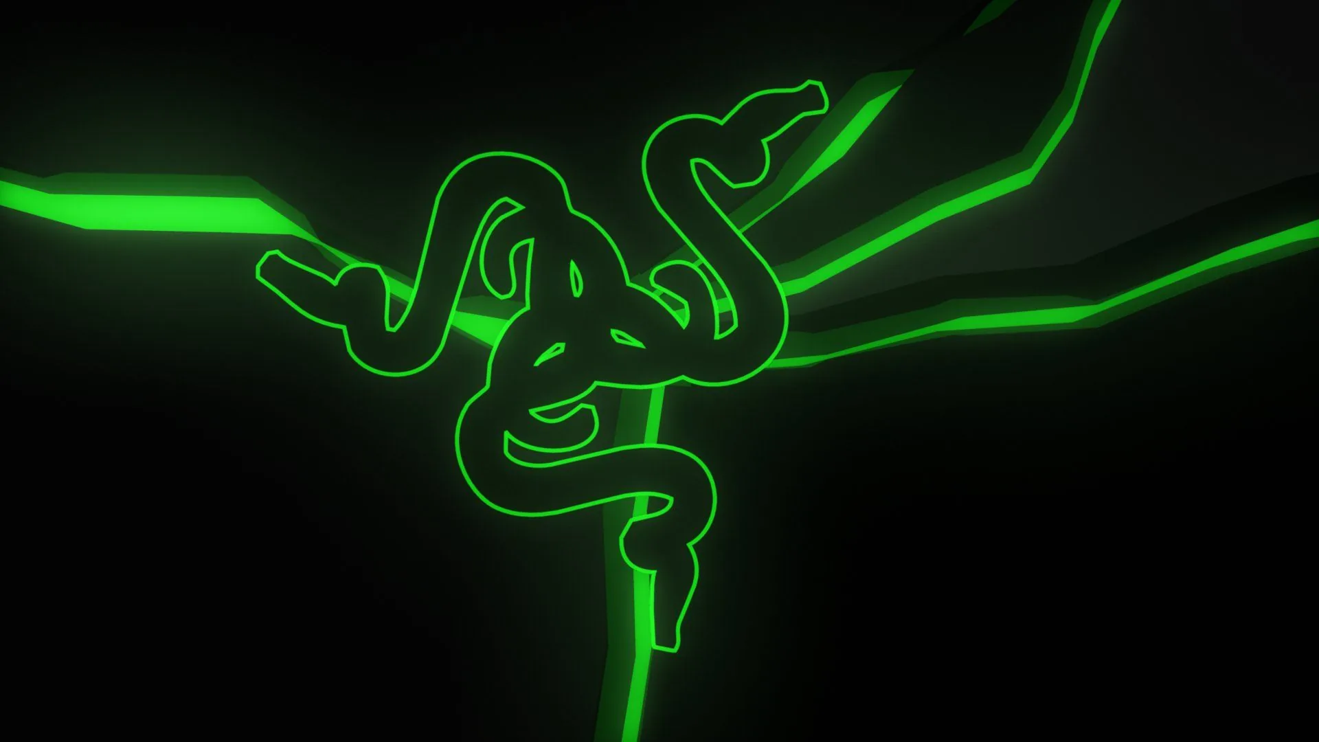 Logo Razer verde neon, 1920x1080 1080p, Desktop