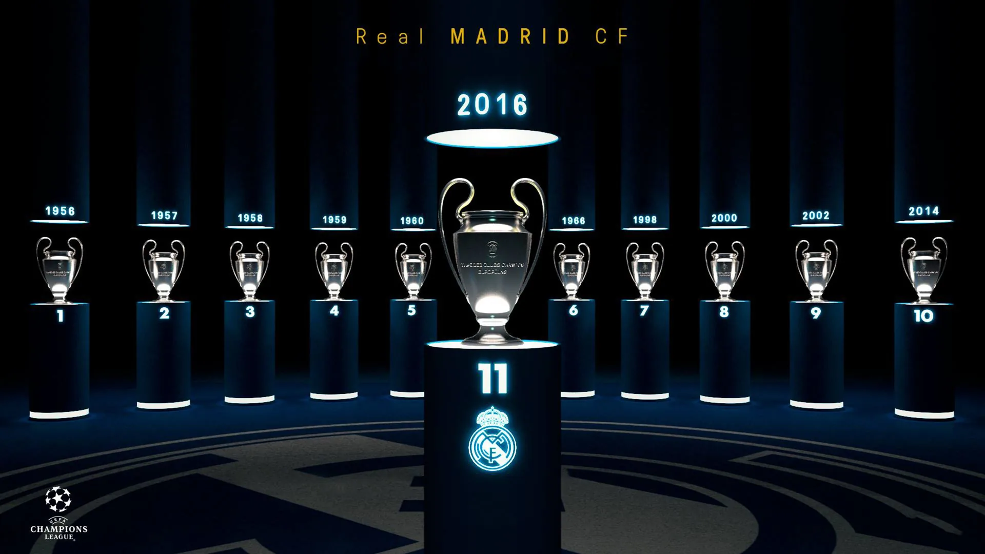 Trofeo Real Madrid Champions League, calcio, 3840x2160 4K Ultra HD, Monitor 4K