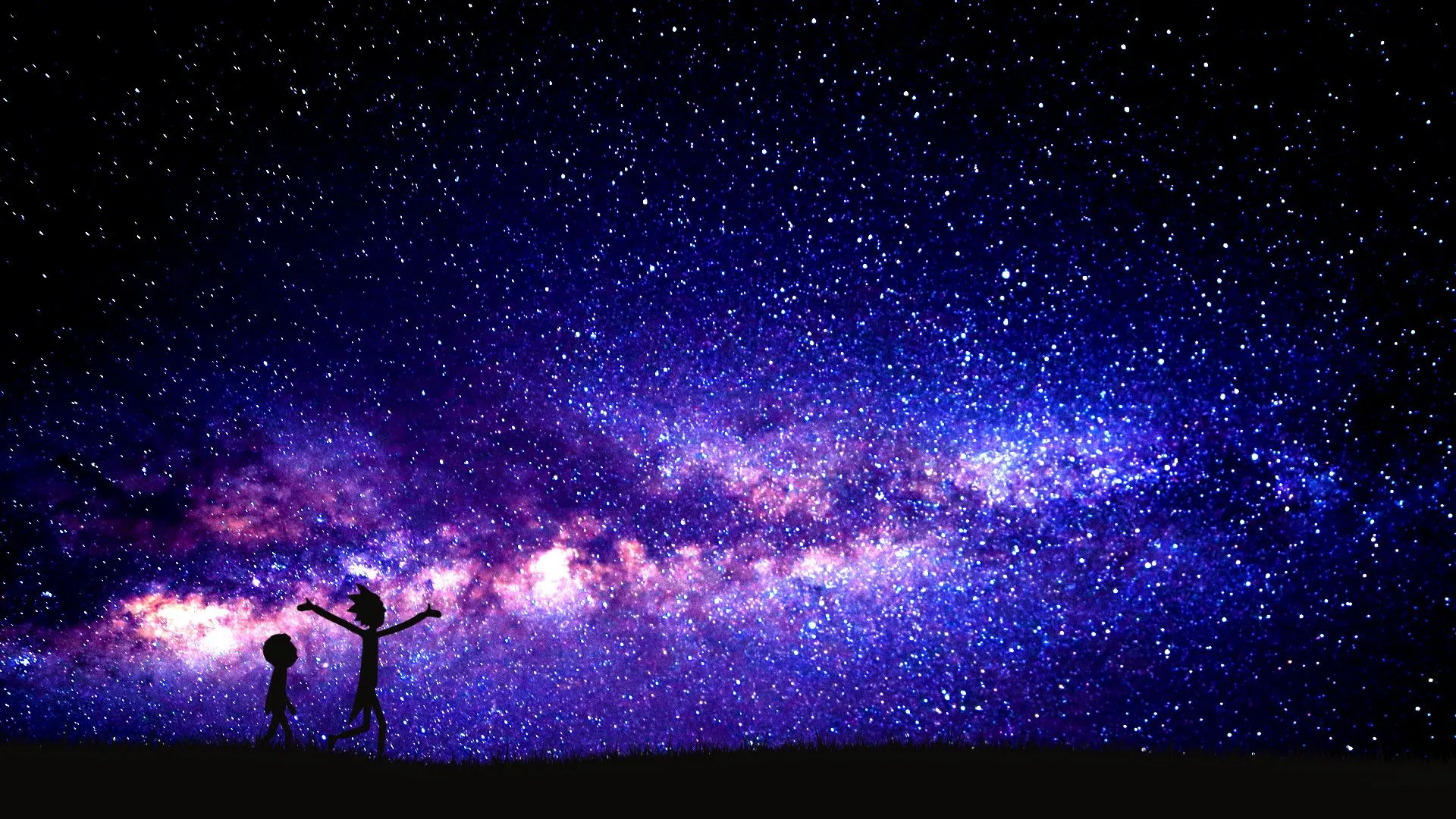Rick e Morty sotto le stelle, 1920x1080 Full HD 1080p, Laptop