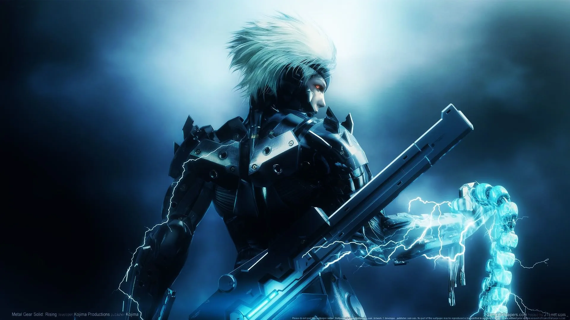 Robot ninja con spada energetica, 1920x1080 Full HD, Desktop