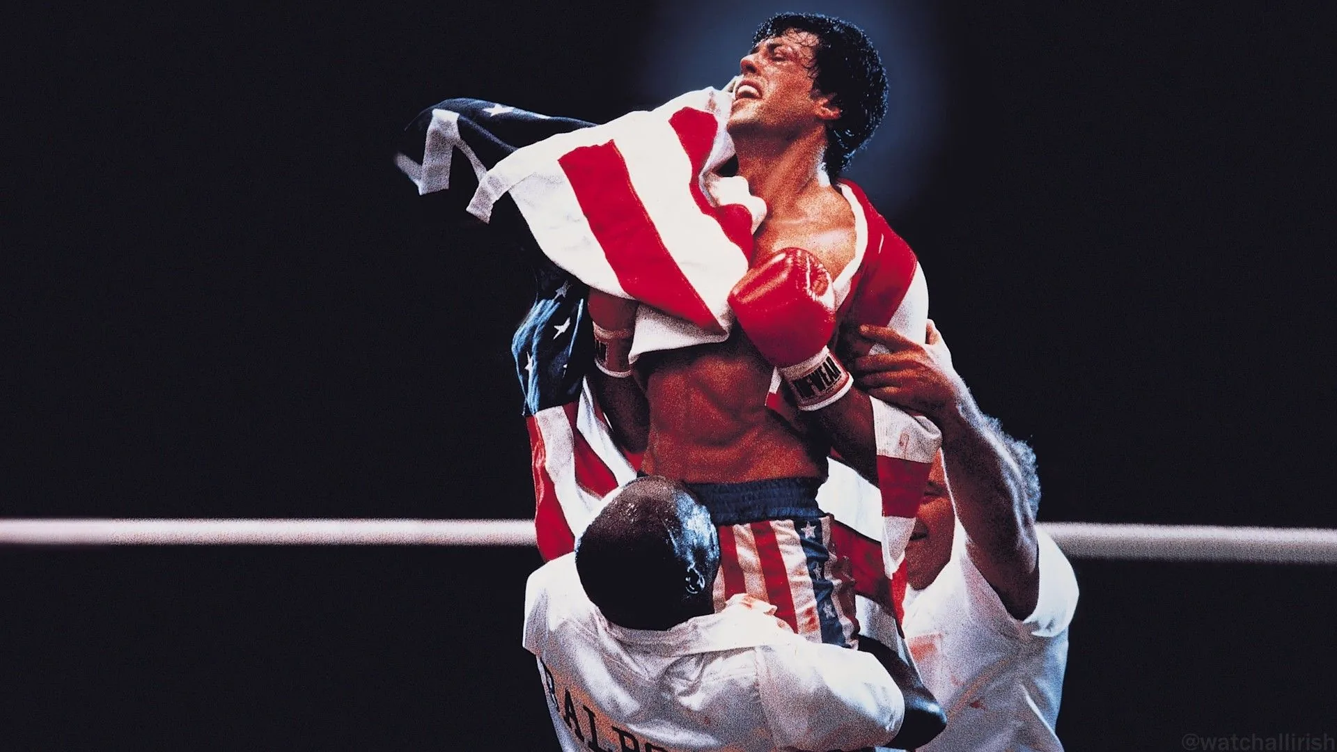 Rocky Balboa bandiera americana ring, 1920x1080 Full HD 1080p, PC Desktop