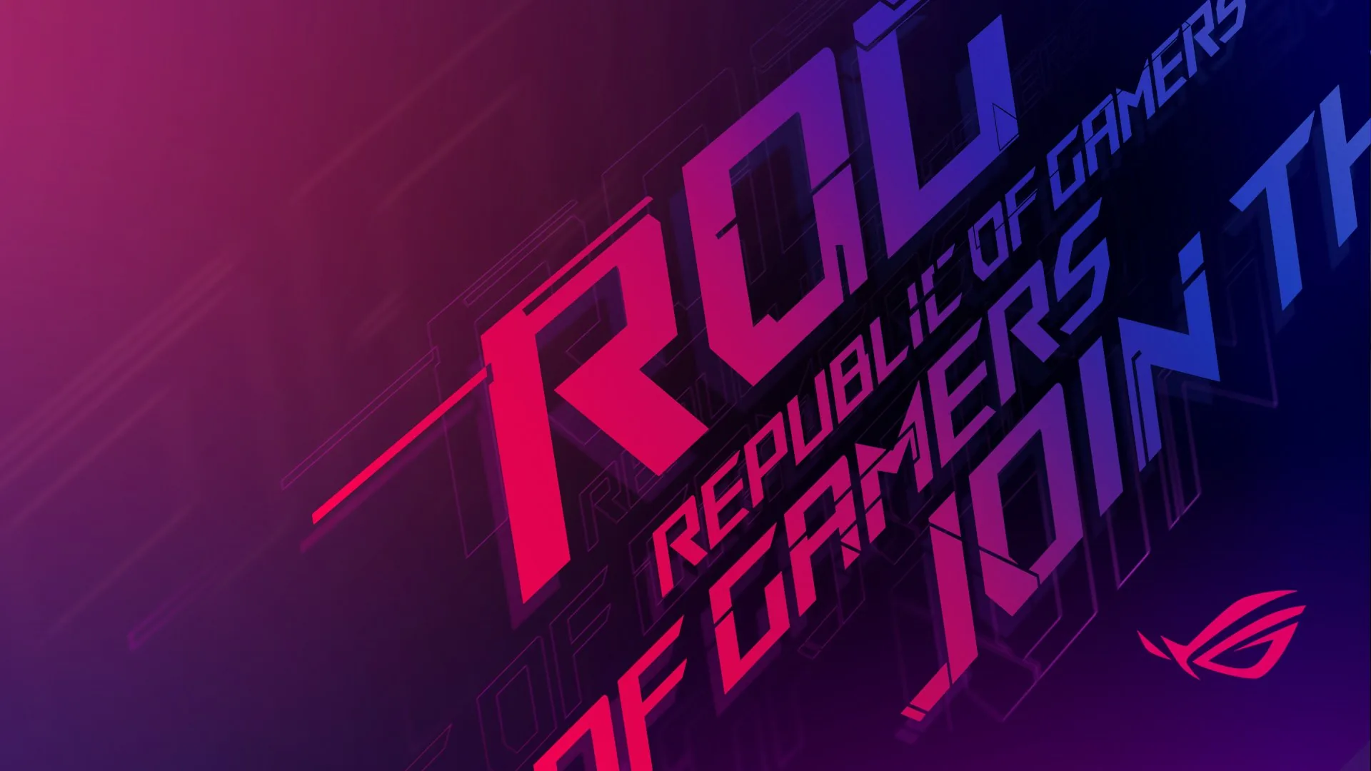 Logo ROG Republic of Gamers, ASUS, 1920x1080 1080p, Laptop