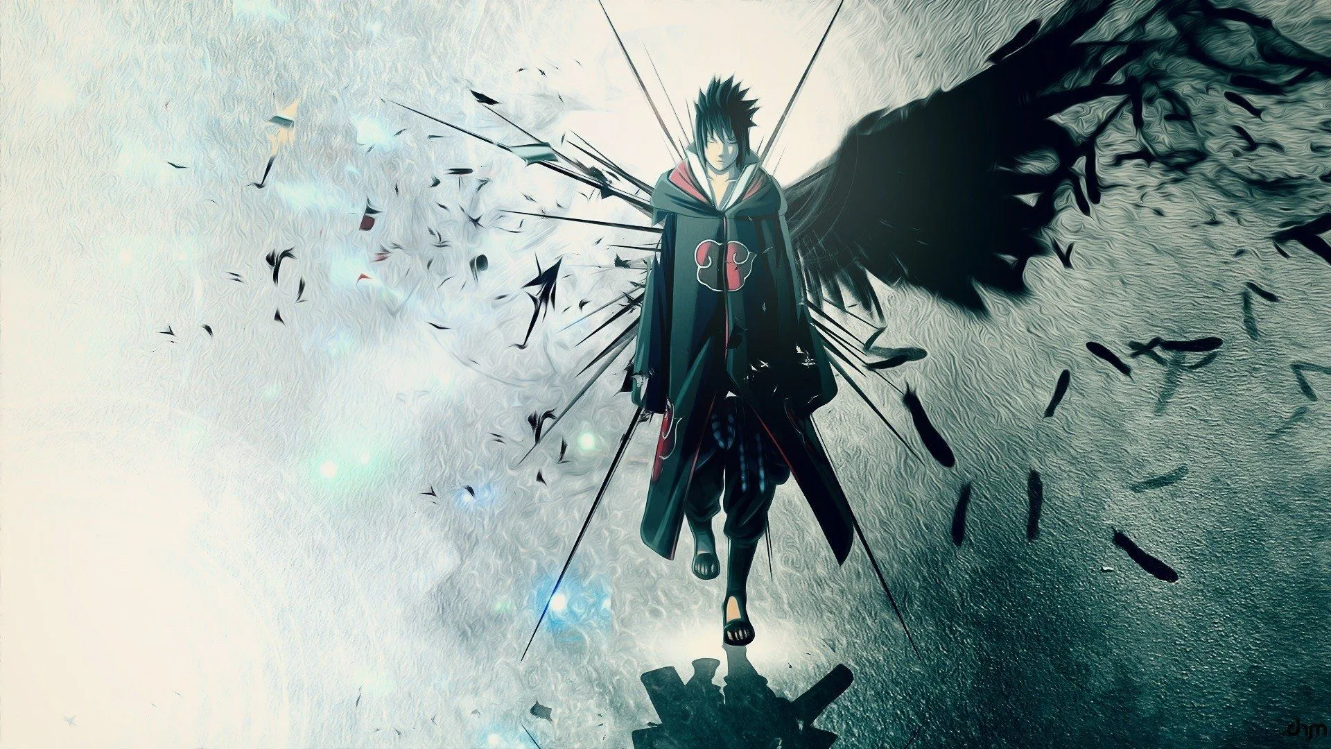 Sasuke ali corvo Naruto, clan Uchiha, 1920x1080 Full HD, Desktop