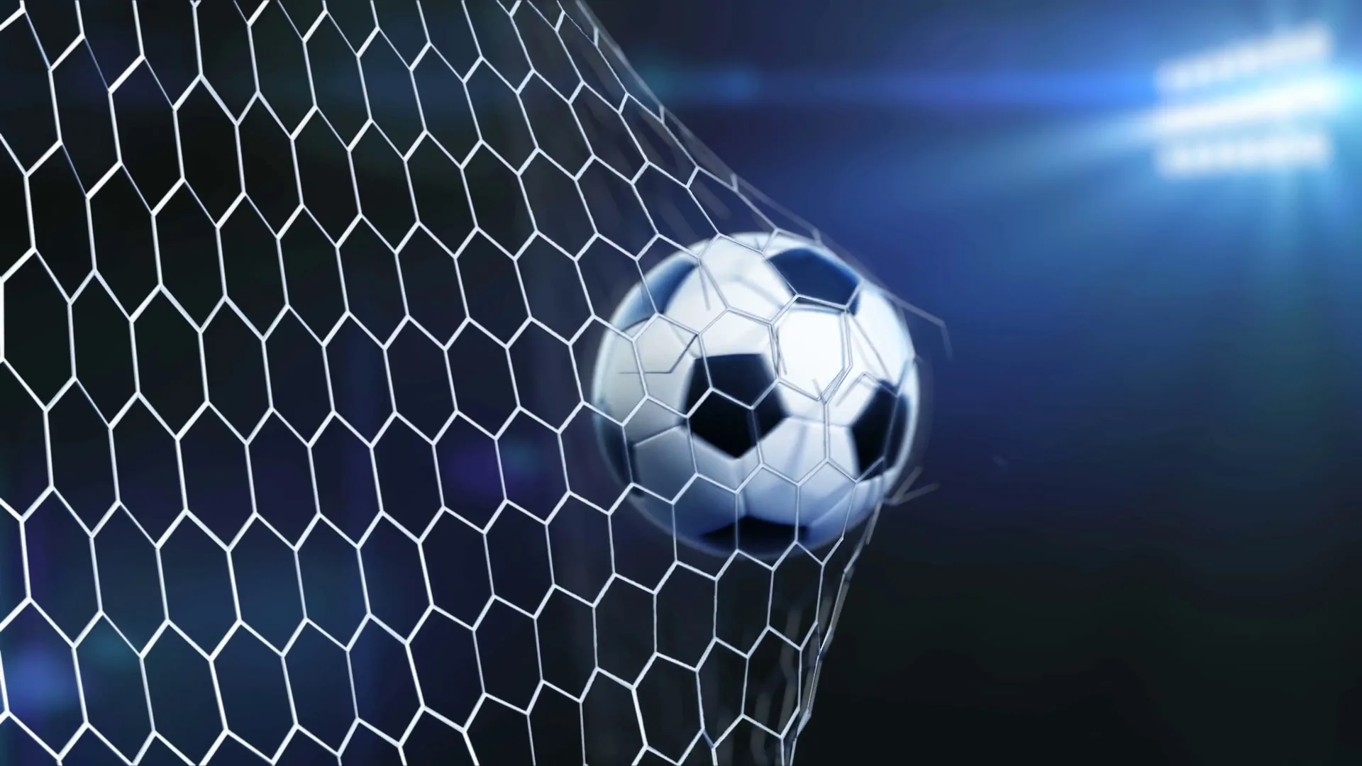 Pallone da calcio nella rete, 3840x2160 4K, Desktop 4K