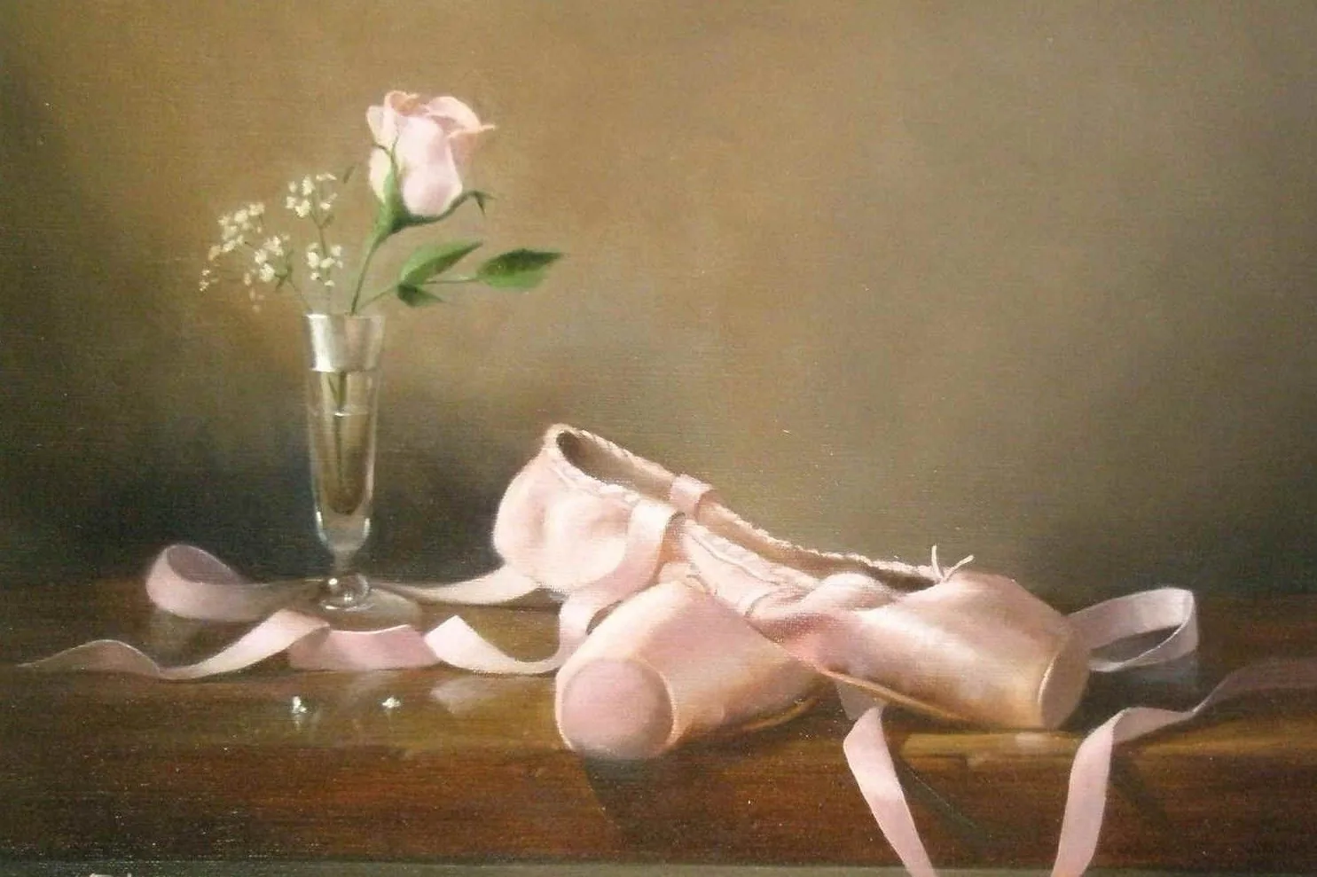 Scarpette da ballo rosa e rosa, 1485x989 720p, Laptop