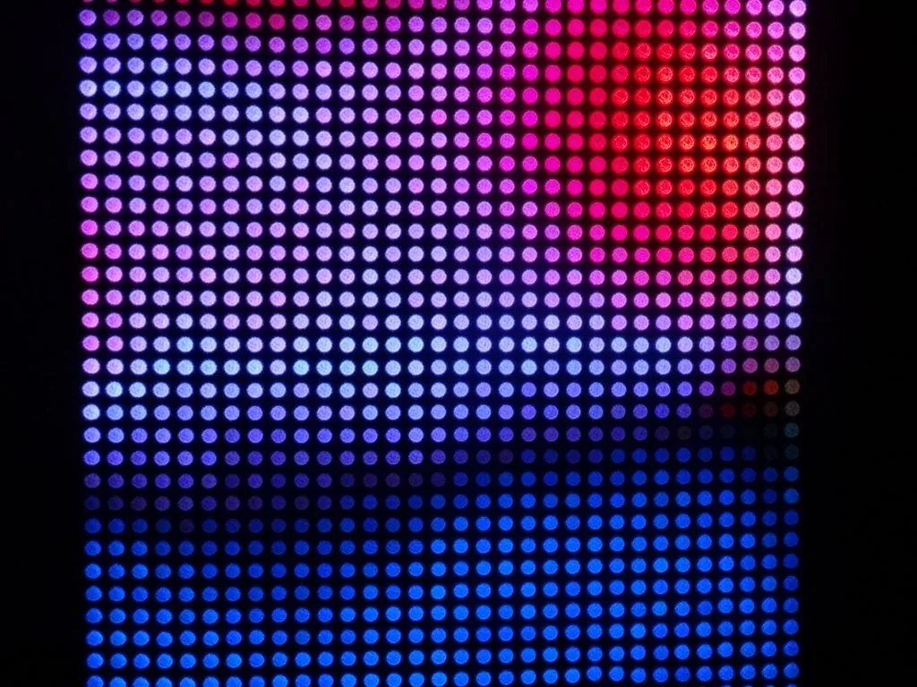 Schermo LED puntini colorati, 1024x768 HD, iMac
