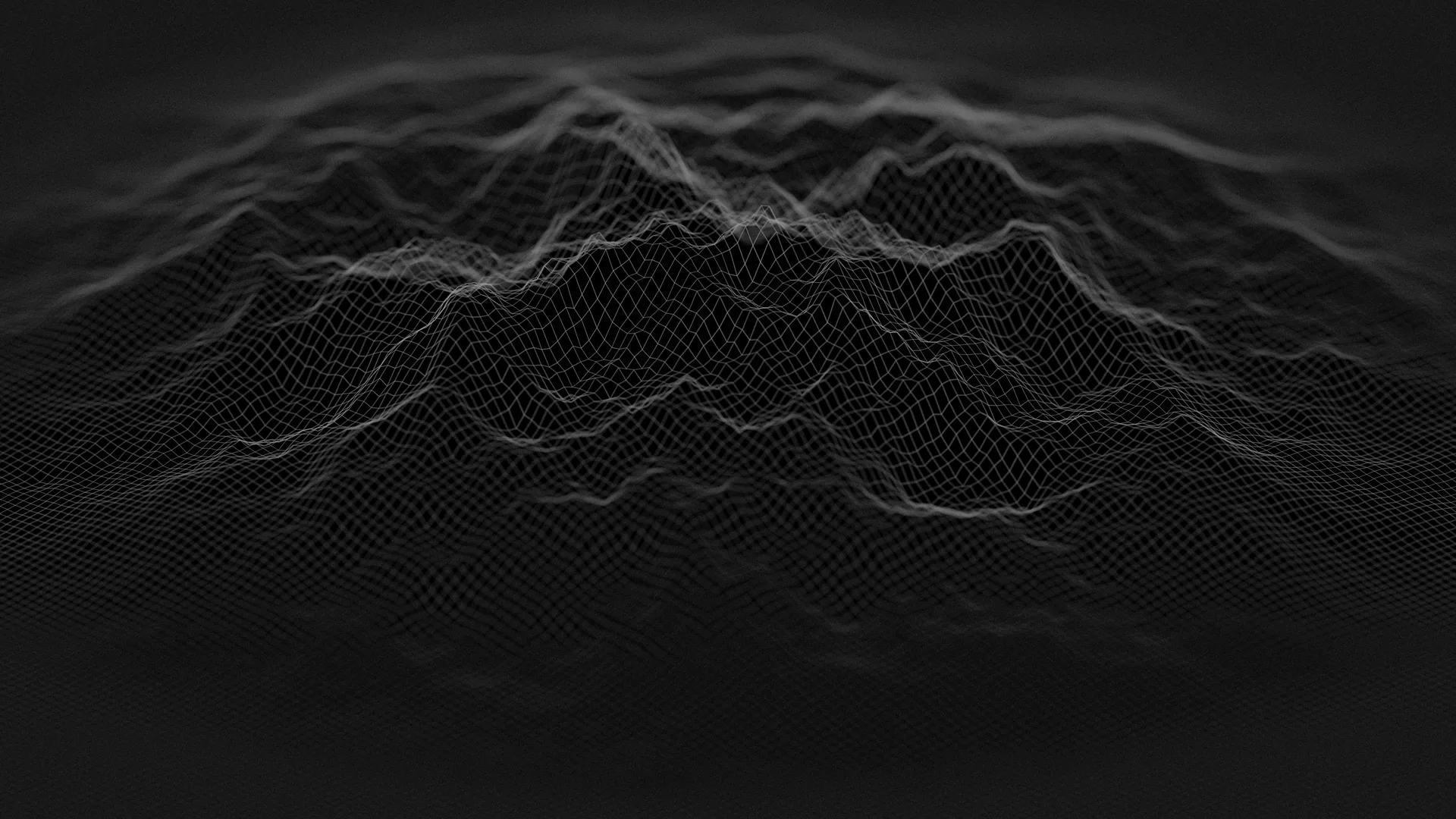 Onde astratte scure minimaliste, 3840x2160 4K, Desktop 4K
