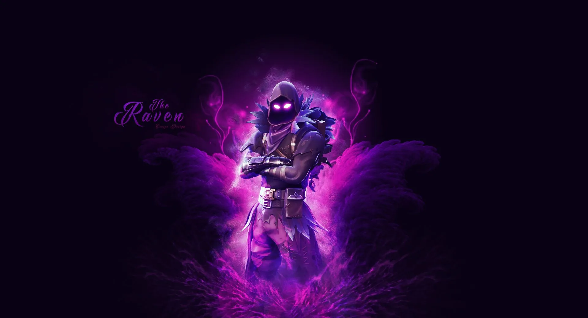 Skin Raven Fortnite viola, battle royale, 1920x1040 Full HD 1080p, Desktop