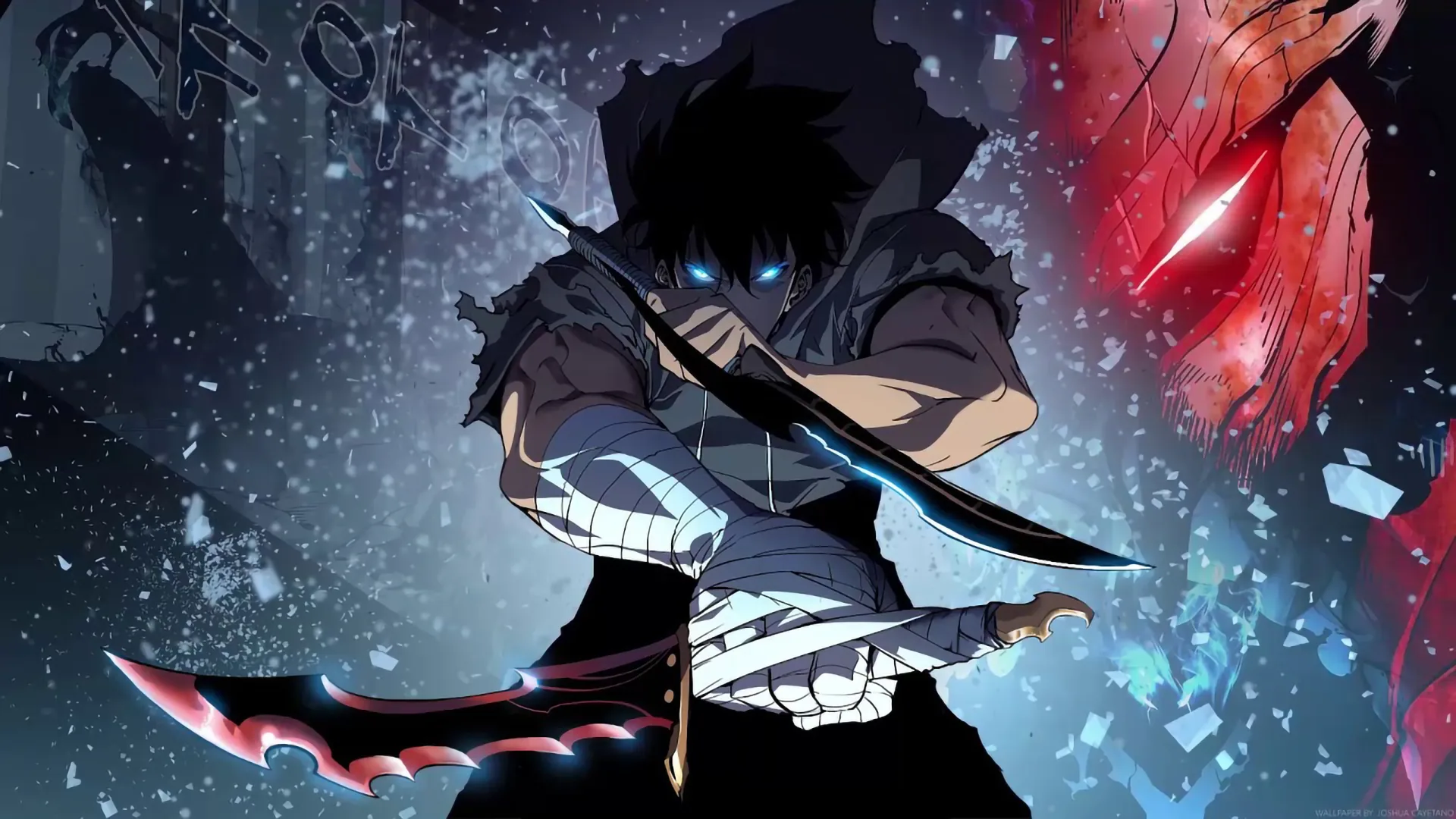Sung Jin-Woo Solo Leveling, anime, 1920x1080 Full HD 1080p, Desktop