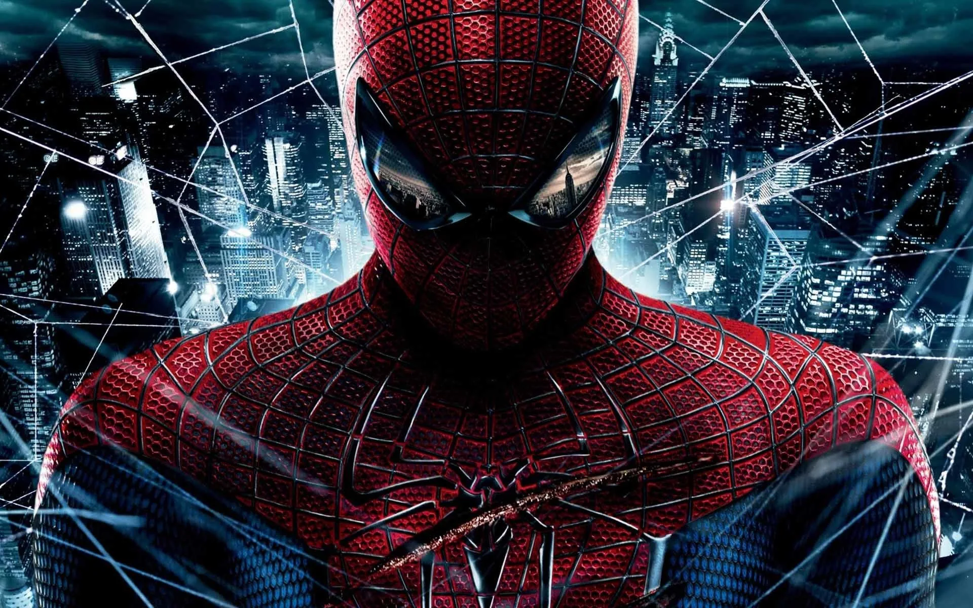 Spider-Man con ragnatela città, 1920x1200 WUXGA, Desktop