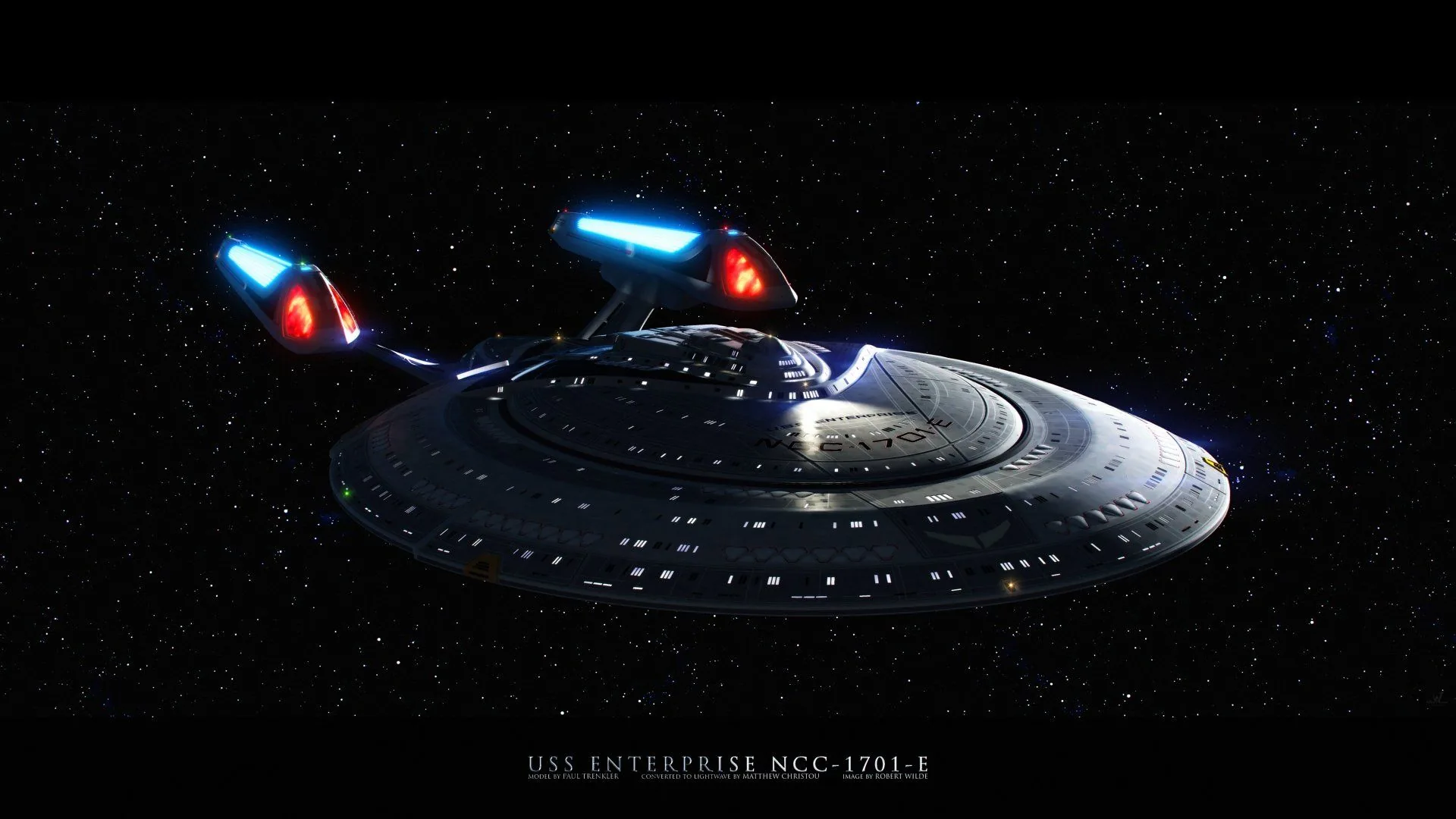 Astronave USS Enterprise nello spazio, 1920x1080 Full HD 1080p, Desktop