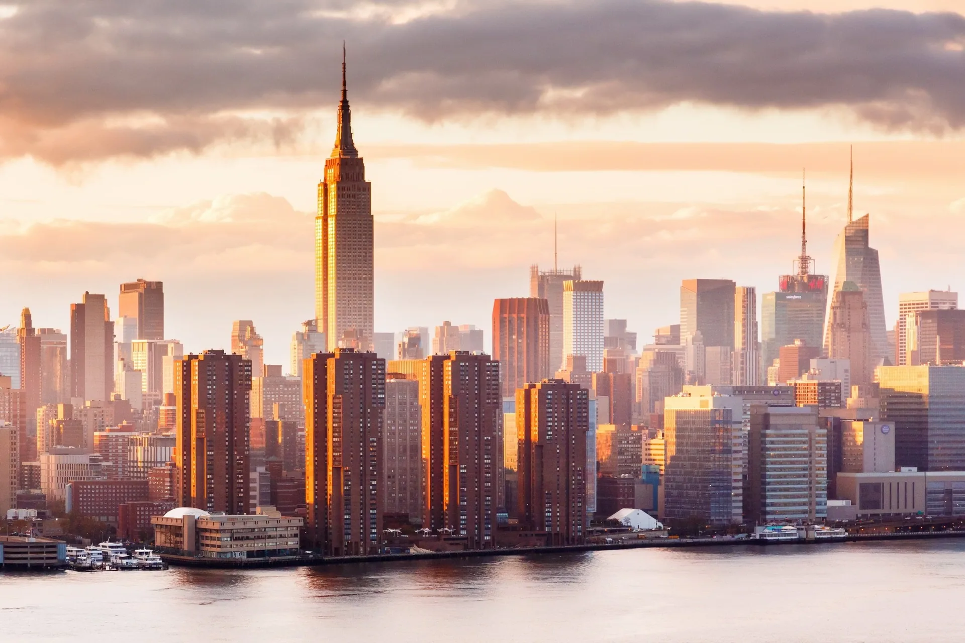 Skyline New York al tramonto, 2560x1707 2K+, Monitor Gaming