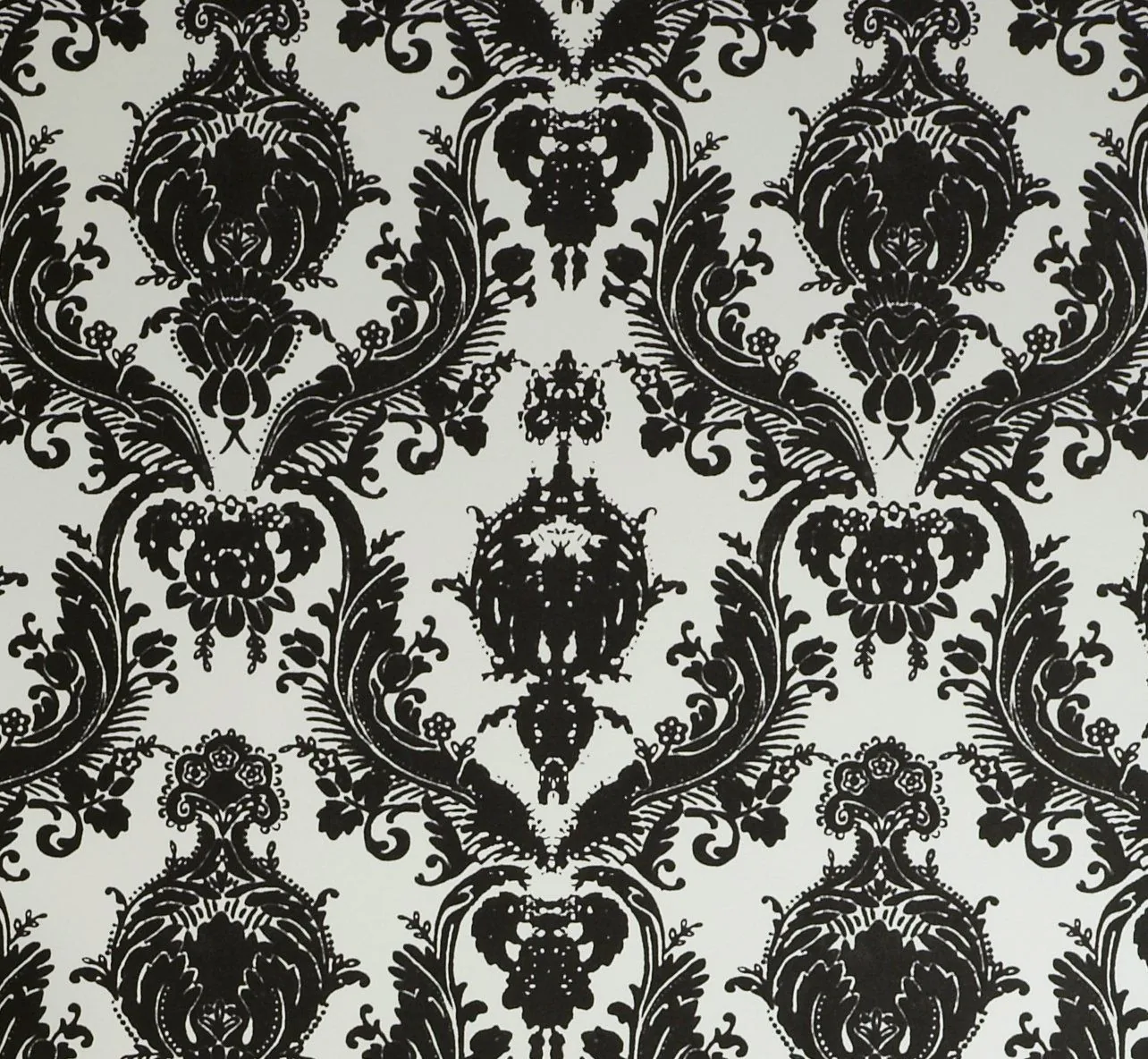 Motivo damasco bianco e nero, 1284x1184 720p, PC