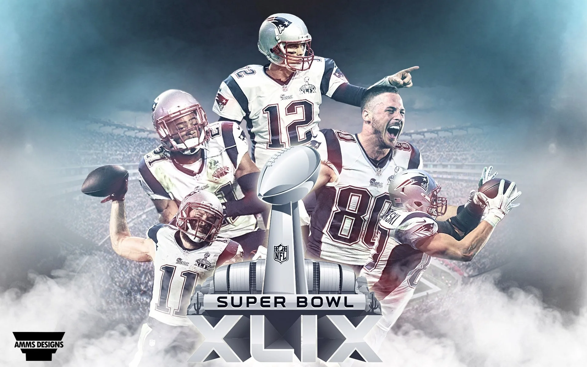Giocatori Patriots Super Bowl XLIX, NFL, 2560x1600 WQXGA, Desktop