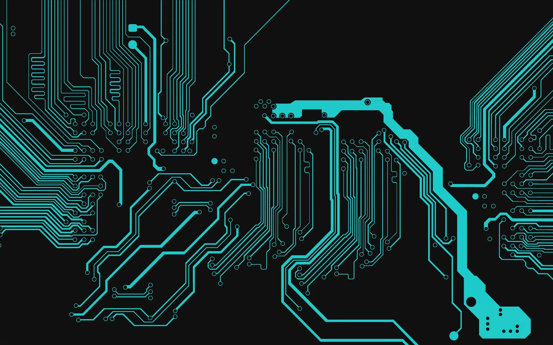 Circuito elettronico verde acqua, 2560x1600 WQXGA, MacBook Pro