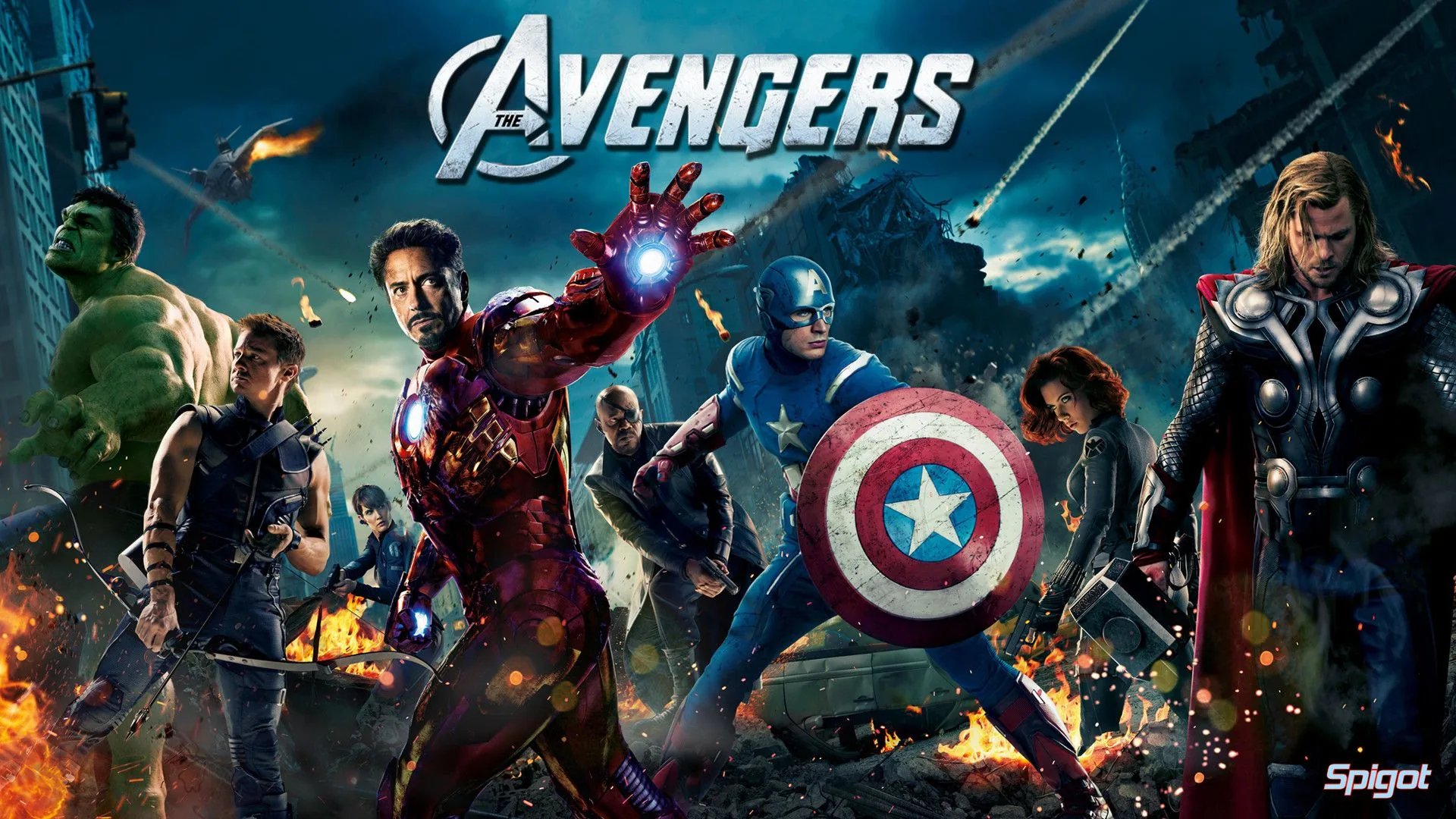 The Avengers gruppo eroi Marvel, MCU, 1920x1080 1080p, Monitor Gaming