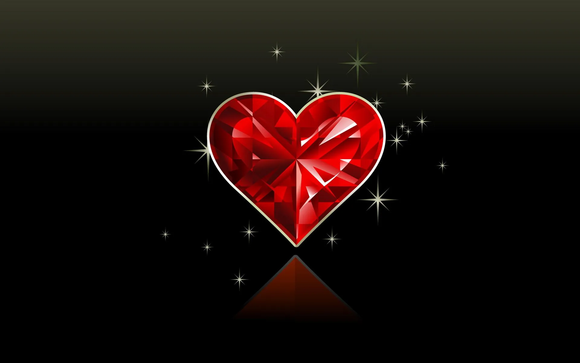 cuore rubino rosso brillante, 1920x1200 Full HD+ WUXGA, PC Desktop