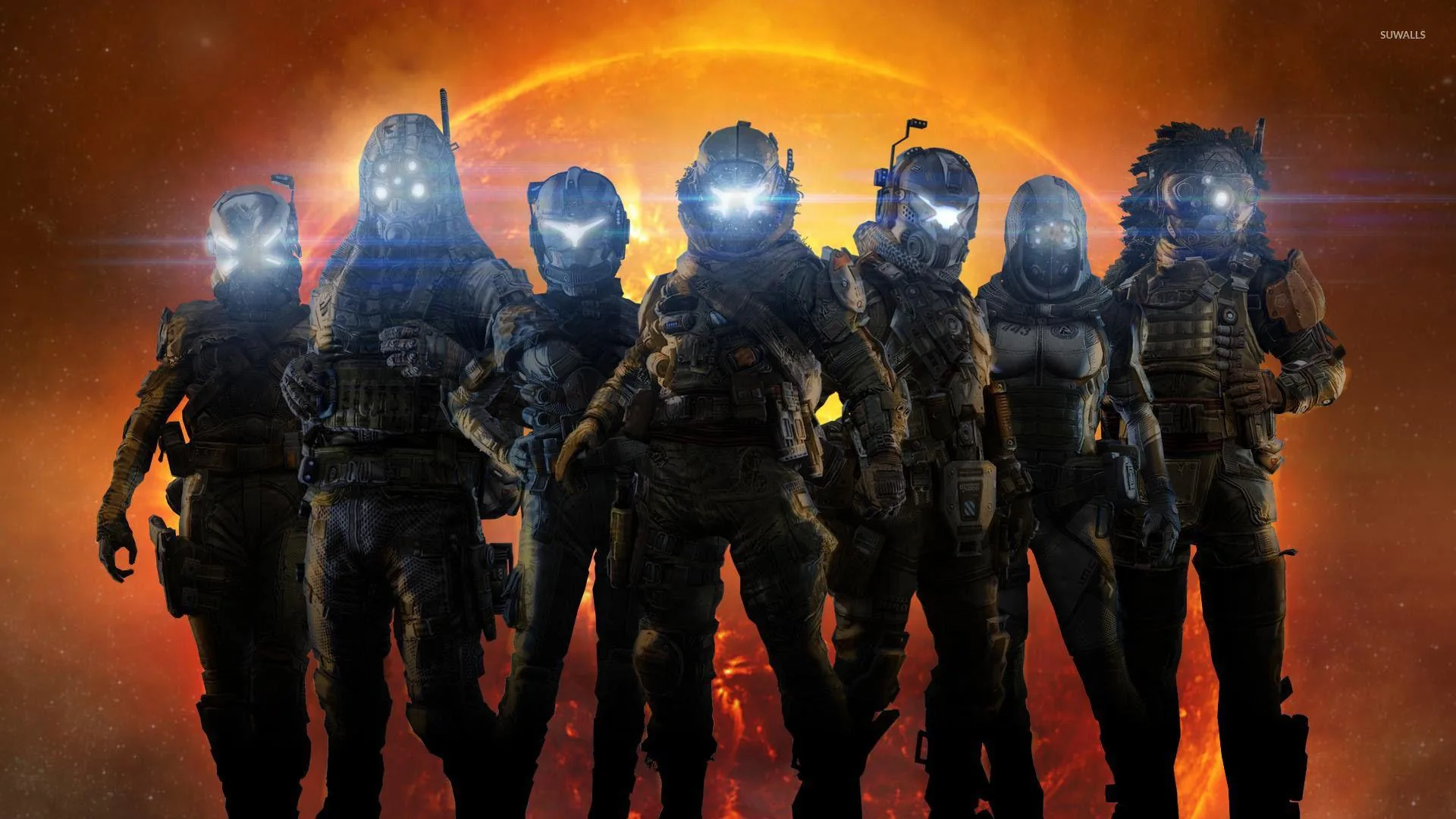 Piloti Titanfall 2 gruppo, sparatutto FPS, 1920x1080 Full HD, Desktop
