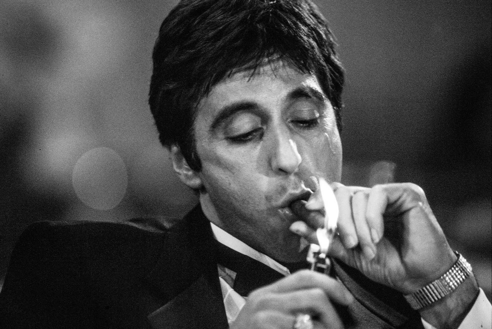 Tony Montana bianco e nero, 2686x1797 2K, Laptop