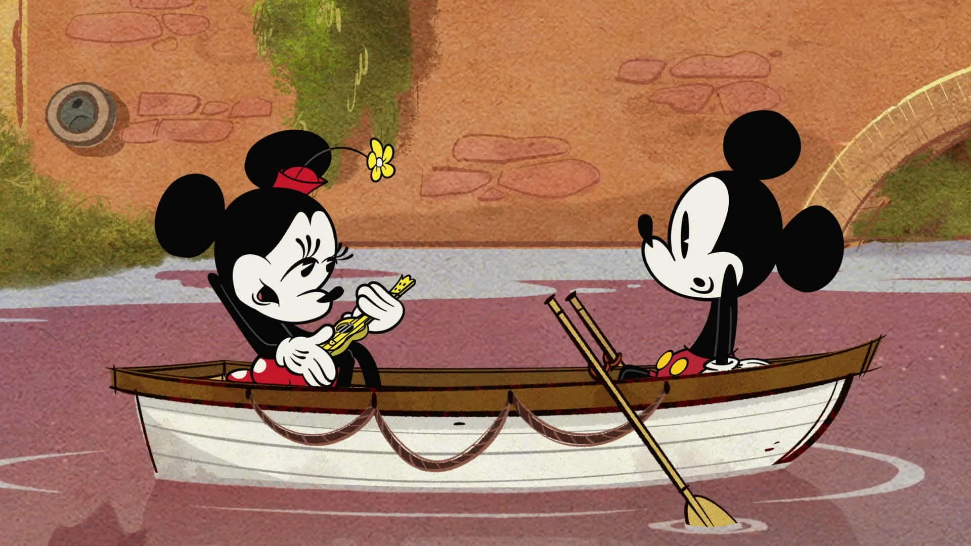 Topolino Minnie Pluto neve, Disney, 1920x1080 1080p, Desktop