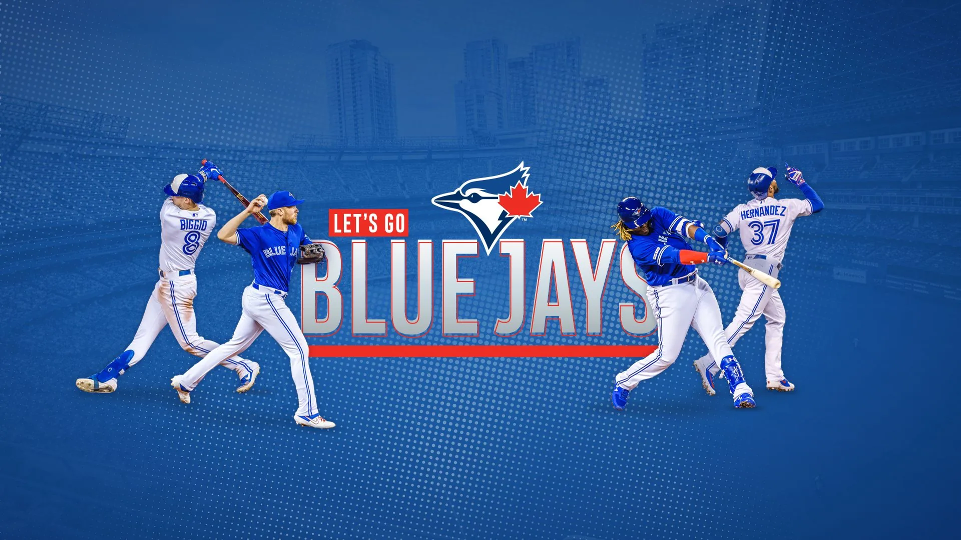 Giocatori Toronto Blue Jays baseball, MLB, 1920x1080 Full HD, PC