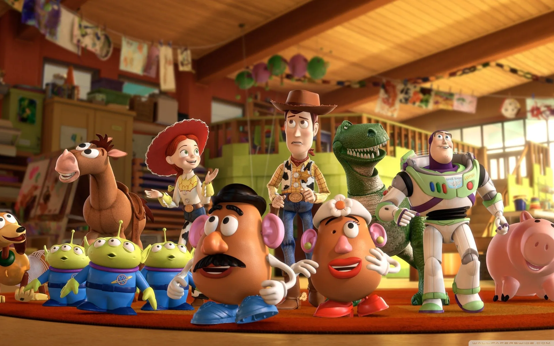 Personaggi Toy Story insieme, Pixar, 2560x1600 2K+, Desktop
