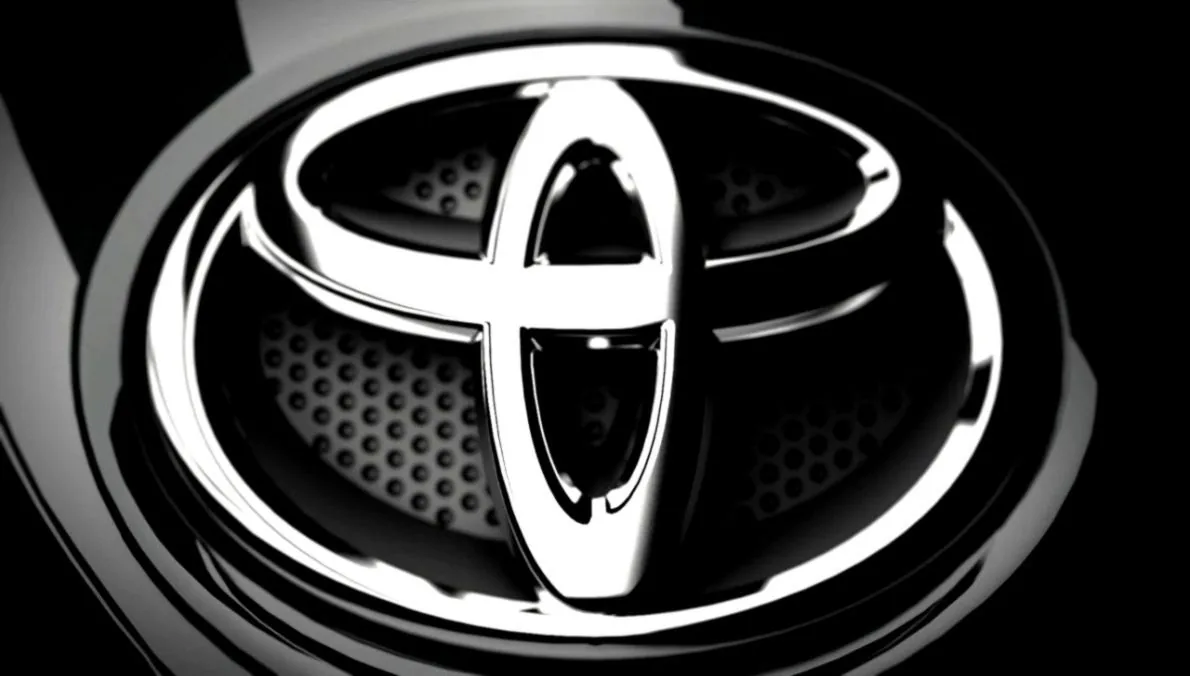 Logo Toyota nero, 1190x676 HD, Laptop