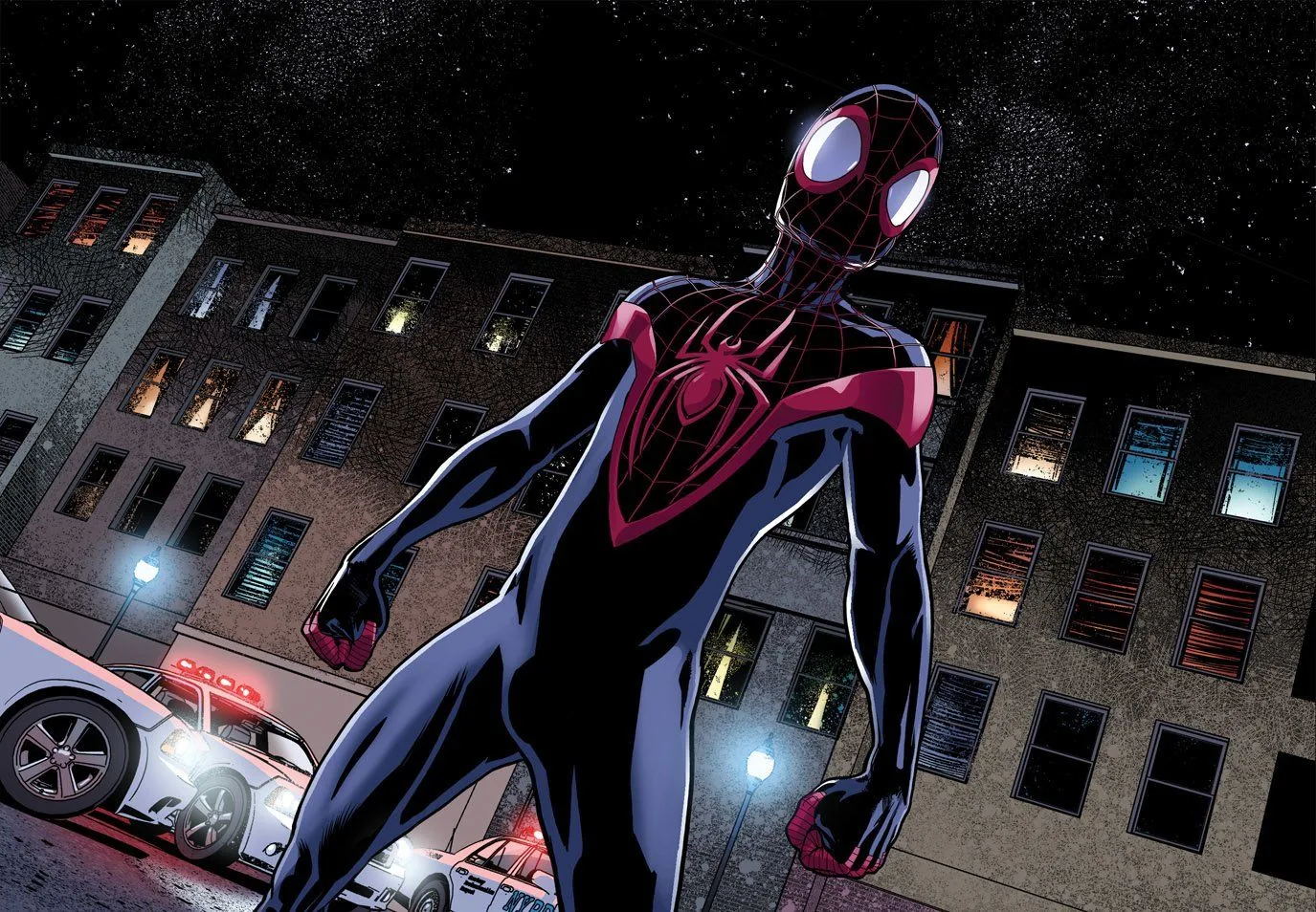 Miles Morales Spider-Man notturno, Uomo Ragno, 1375x954 720p, PC