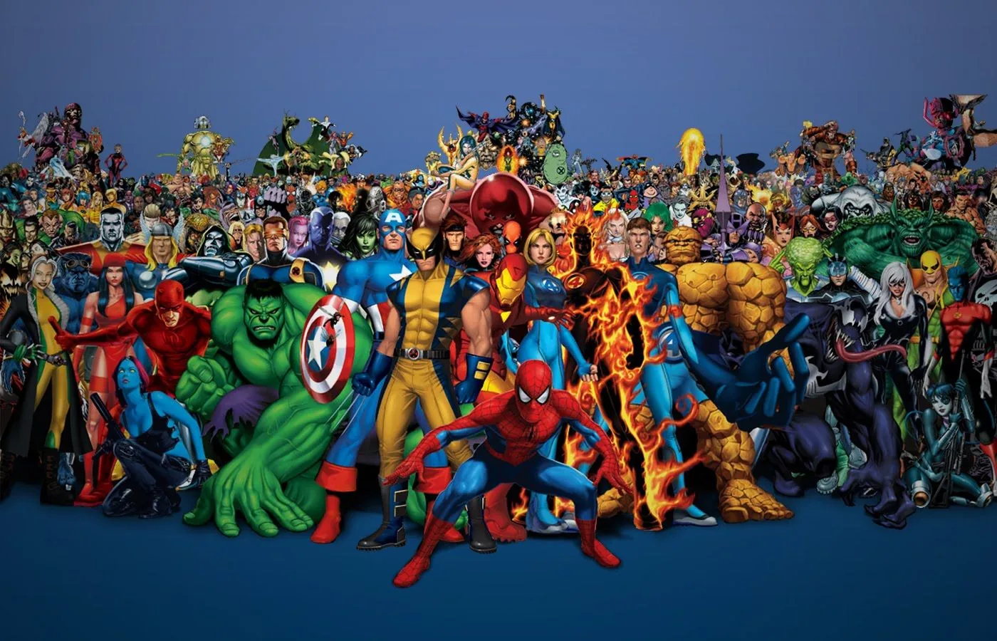 Gruppo supereroi Marvel, MCU, 1400x900 720p, PC