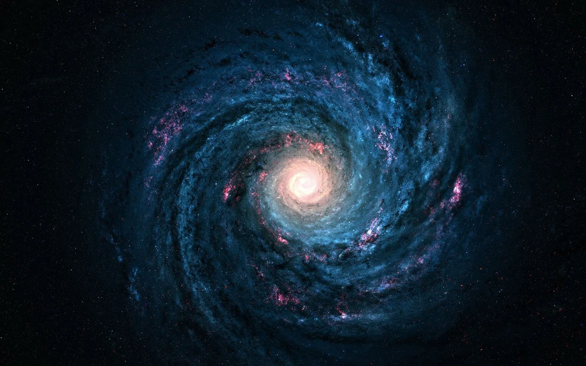 Galassia a spirale blu, 1920x1200 Full HD+ WUXGA, Desktop