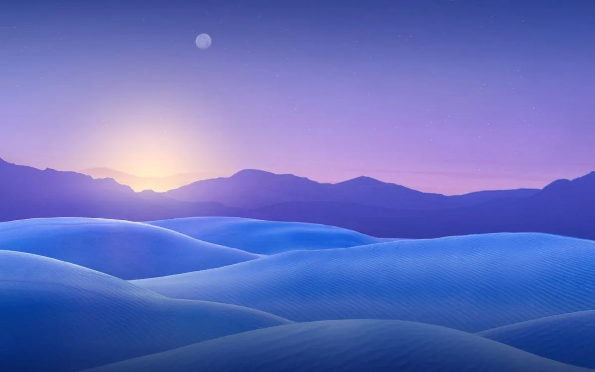 Dune blu al tramonto, 1200x750 HD, Laptop