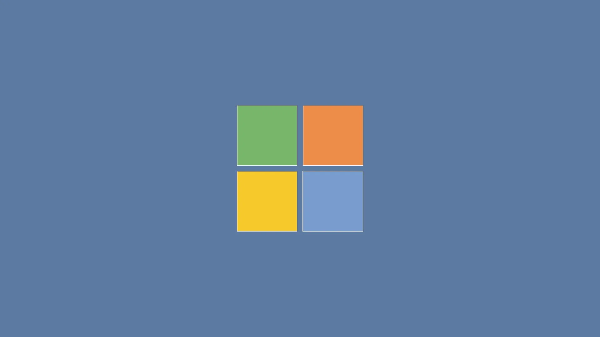 Logo Microsoft Windows minimalista, sistema operativo Microsoft, 1920x1080 1080p, Desktop