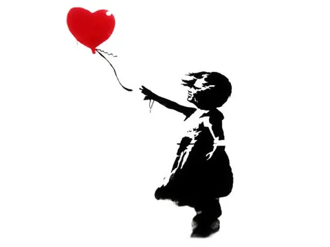 Ragazza con palloncino di Banksy