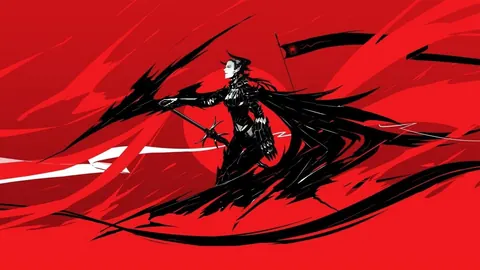 Cavaliere rosso e nero