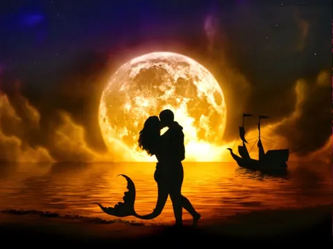 Coppie al chiaro di luna