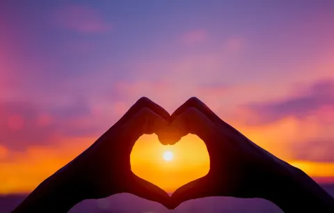 Cuori al tramonto