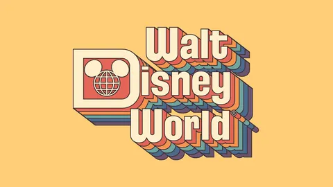 Disney World retro